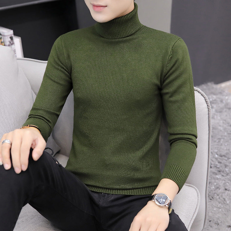 Herren hochgeschlossenes Strickoberteil EB