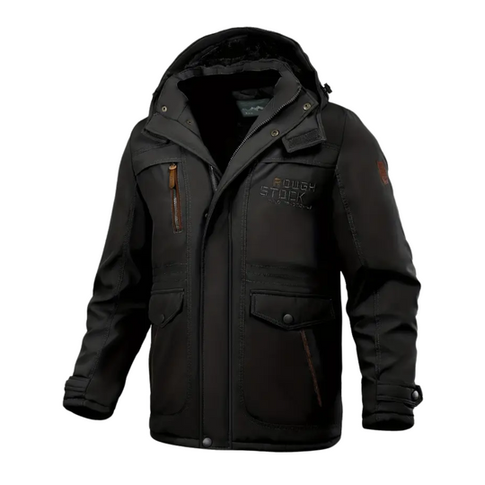 EB | Herren Winterjacke mit plüschigem Futter & Kapuze