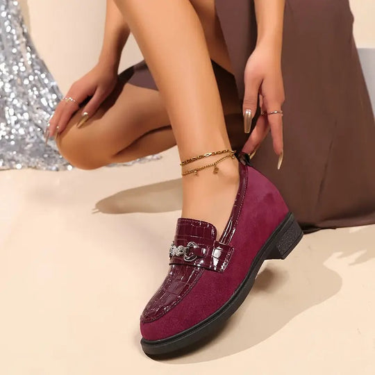 Damen-Loafer mit Metallkette EB EB