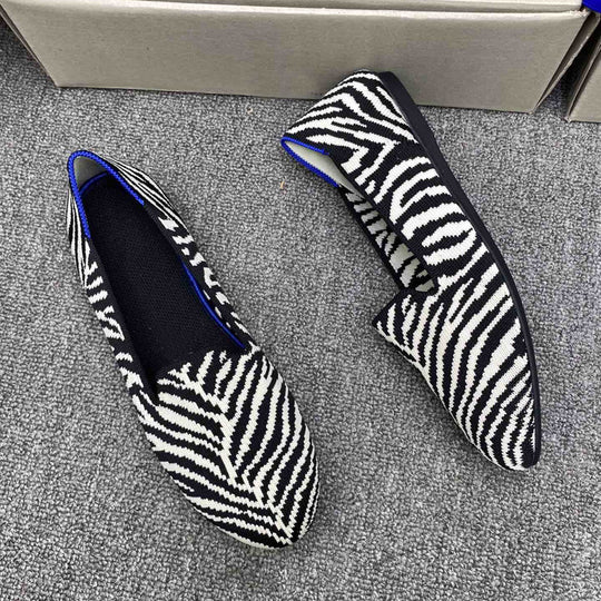Damen Sportliche Slip-On Schnürschuhe mit atmungsaktivem Obermaterial EB