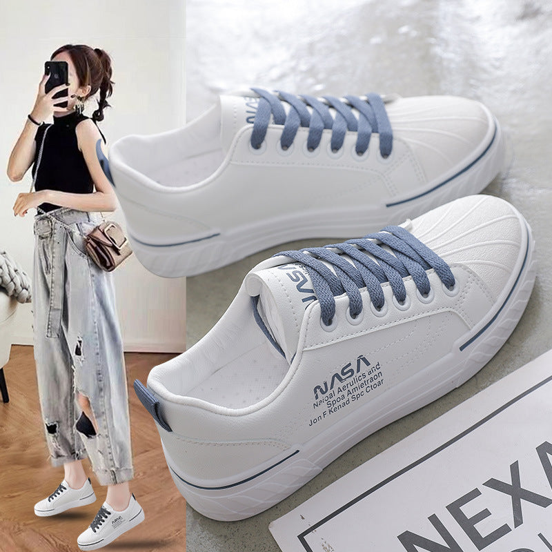 Damen modische Sneakers mit atmungsaktiver Oberflächenstruktur und rutschfester Sohle EB