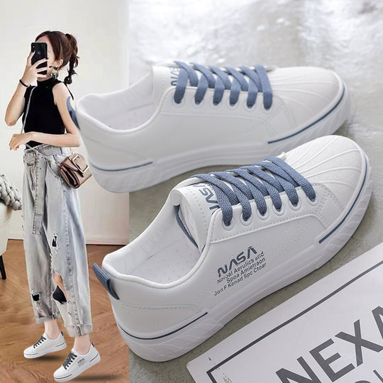 Damen modische Sneakers mit atmungsaktiver Oberflächenstruktur und rutschfester Sohle EB