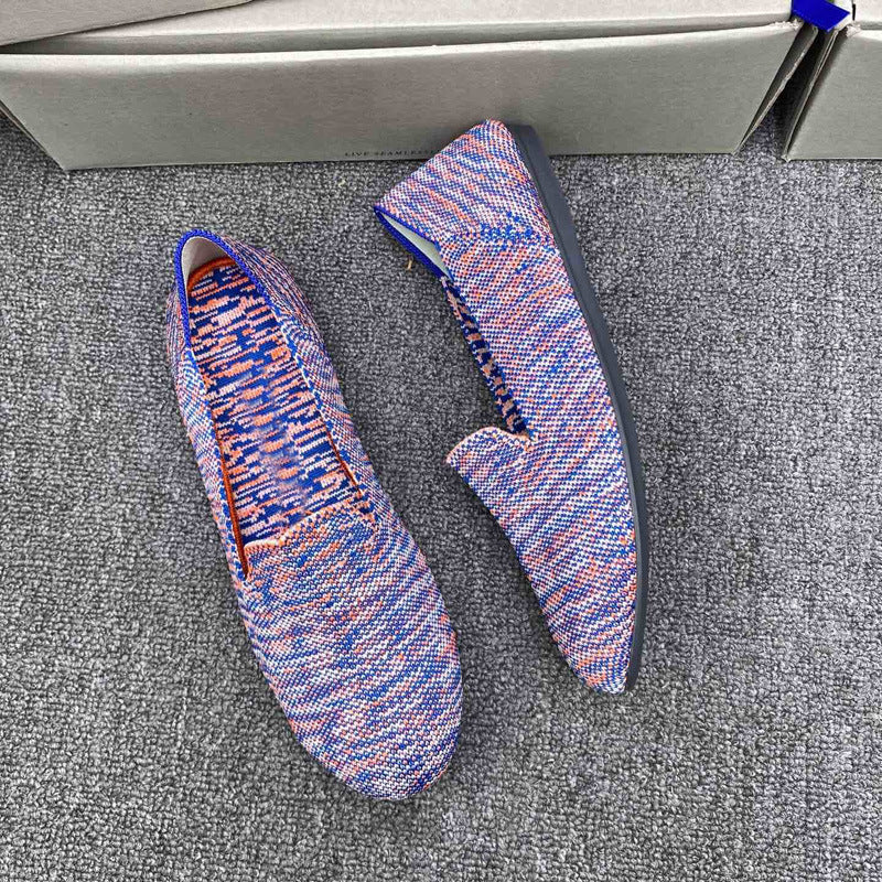 Damen Sportliche Slip-On Schnürschuhe mit atmungsaktivem Obermaterial EB