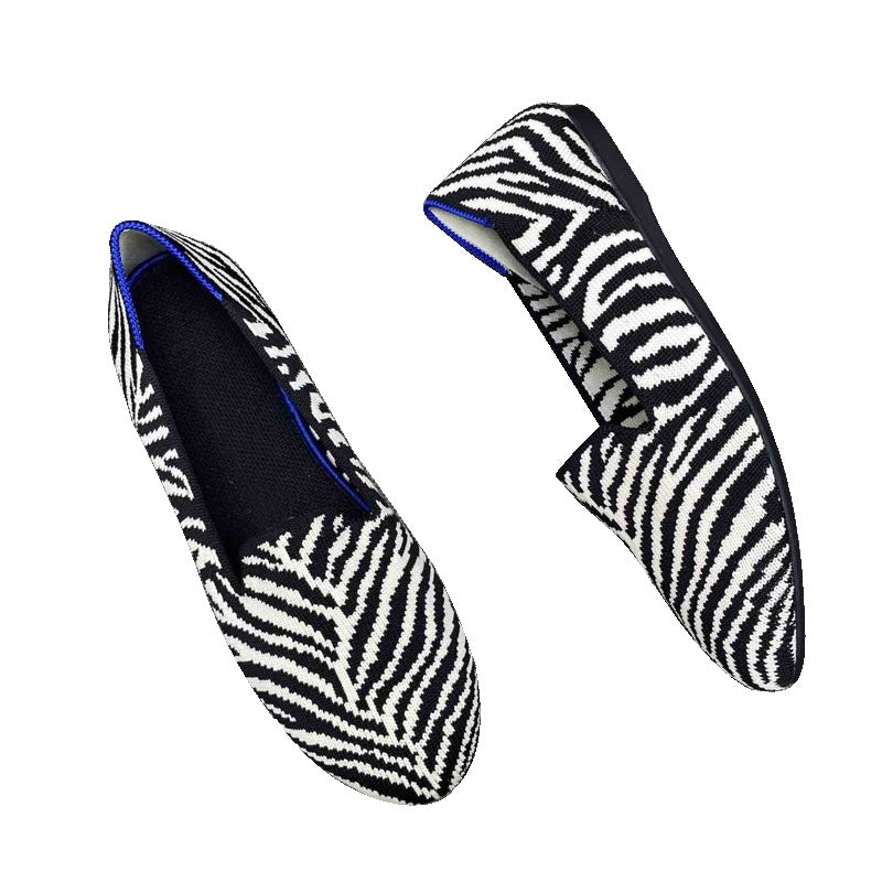 Damen Sportliche Slip-On Schnürschuhe mit atmungsaktivem Obermaterial EB