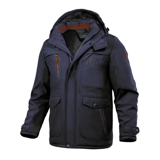 EB | Herren Winterjacke mit plüschigem Futter & Kapuze