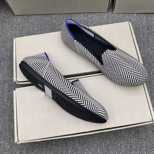 Damen Sportliche Slip-On Schnürschuhe mit atmungsaktivem Obermaterial EB