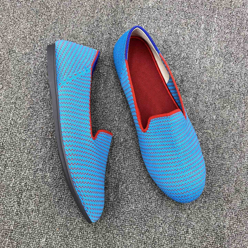 Damen Elegante Mokassins mit modernem Leopardenmuster EB