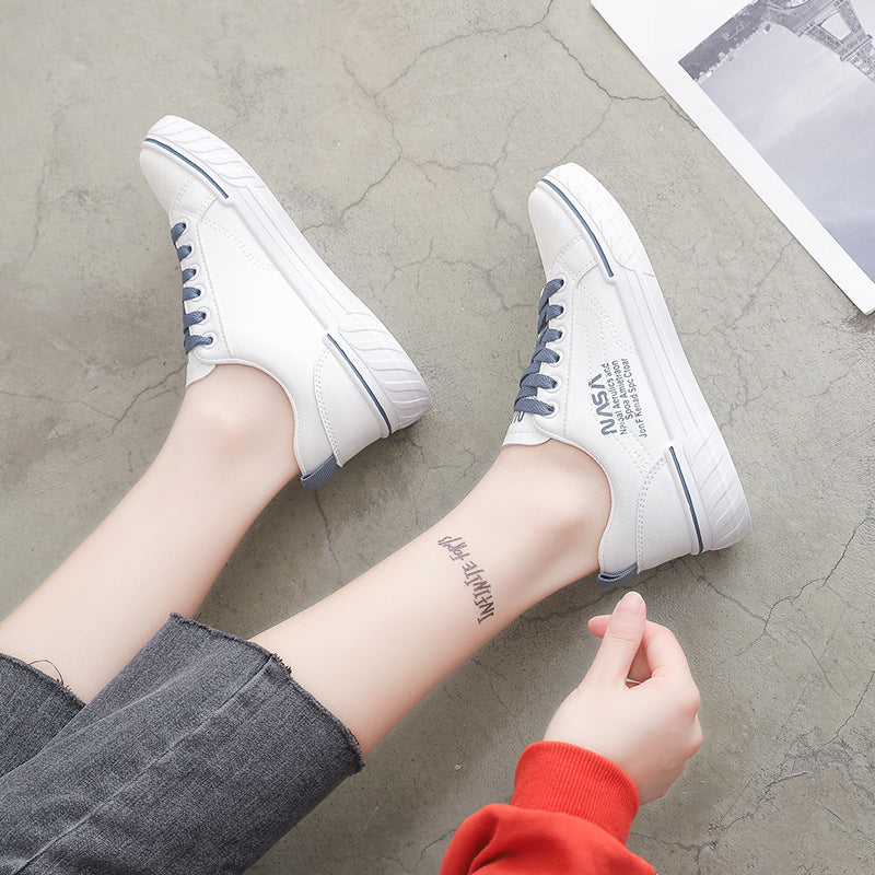 Damen modische Sneakers mit atmungsaktiver Oberflächenstruktur und rutschfester Sohle EB