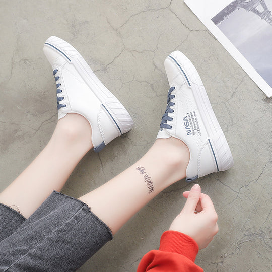Damen modische Sneakers mit atmungsaktiver Oberflächenstruktur und rutschfester Sohle EB