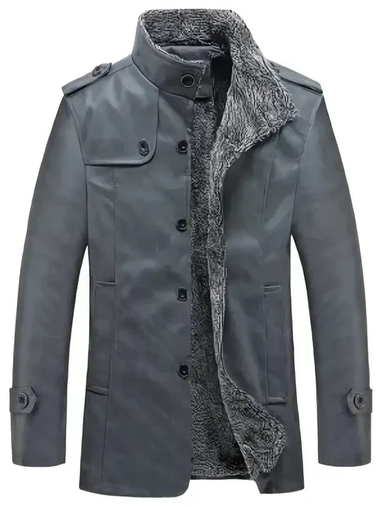 EB | Herren Lederjacke mit Fleecefutter