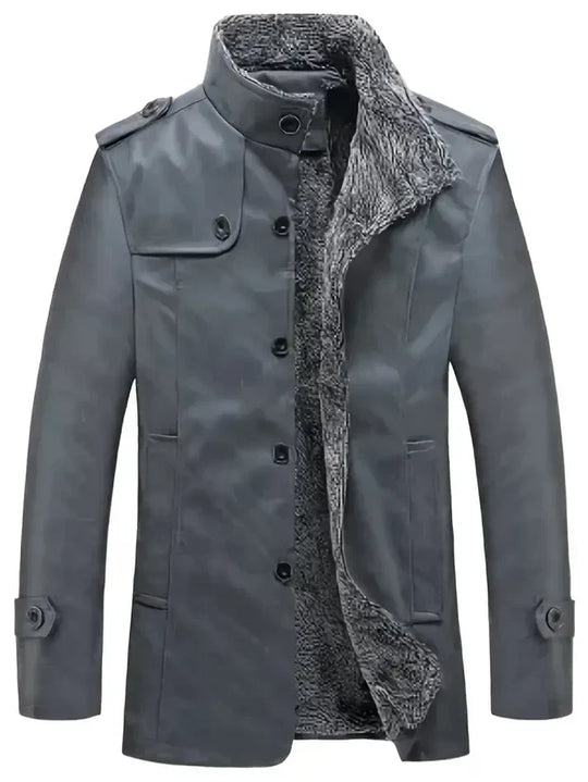 EB | Herren Lederjacke mit Fleece-Futter