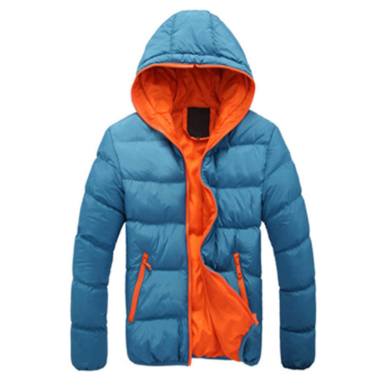 Herren nan winddichte Mikrofaser-Steppjacke mit gesteppter Thermopanel-Konstruktion und Kontrastfutter EB