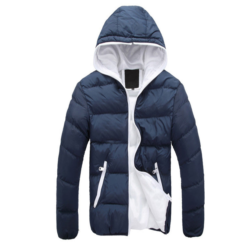 Herren nan winddichte Mikrofaser-Steppjacke mit gesteppter Thermopanel-Konstruktion und Kontrastfutter EB