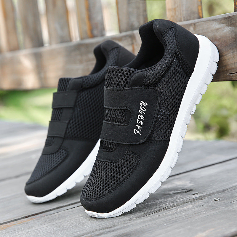 Damen Sportliche Sneaker mit rutschfester Sohle und atmungsaktivem Netzdesign EB