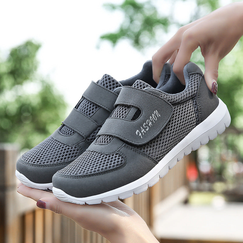 Damen Sportliche Sneaker mit rutschfester Sohle und atmungsaktivem Netzdesign EB