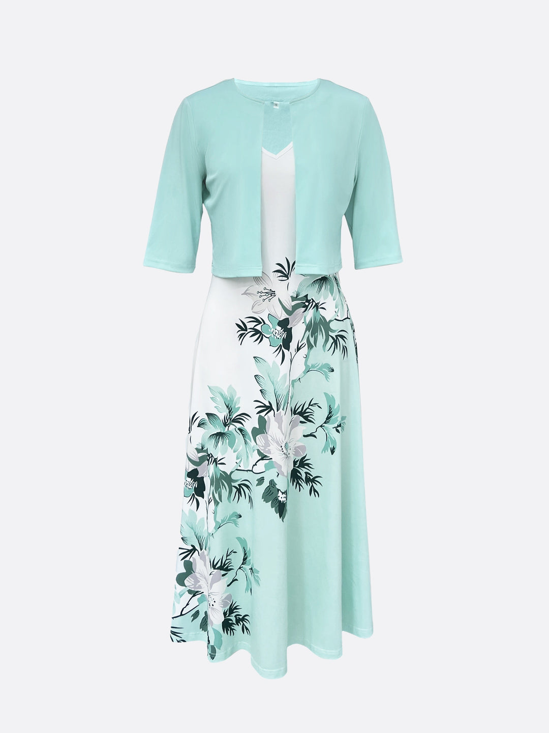 EB | Zweitiligs Kleid Schick/Elegant Vielseitigs Design