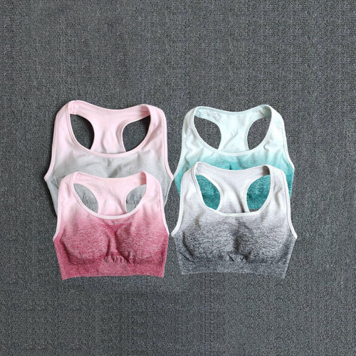 Damen Sportlicher Fitness-BH mit atmungsaktivem Mesh-Material EB
