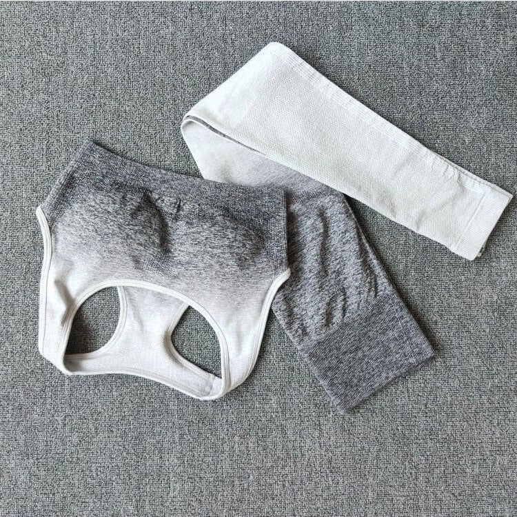 Damen Sportliches Oberteil mit Hochbund und atmungsaktiven Shorts EB