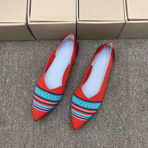 Damen Ballerinas mit modernem Stoffdesign und komfortabler Passform EB