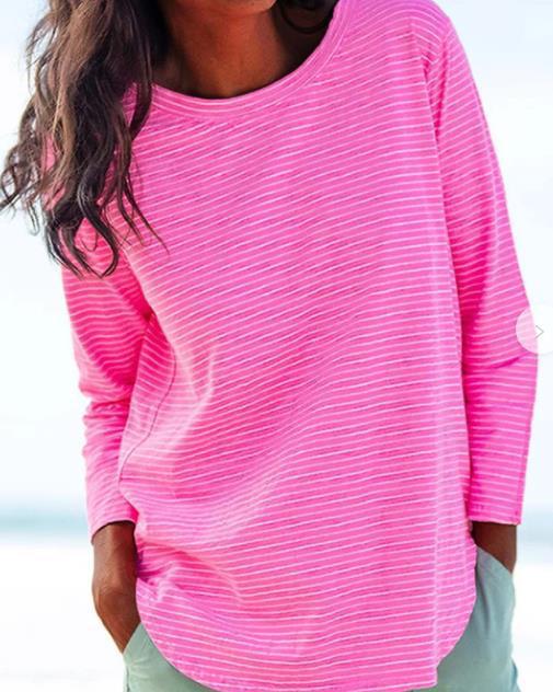 Damen lässiges Langarmshirt EB