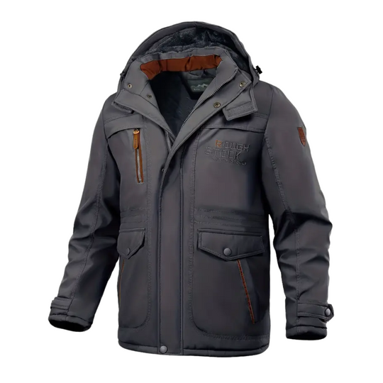 EB | Herren Winterjacke mit plüschigem Futter & Kapuze