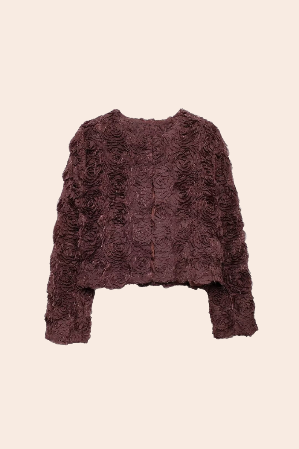 EB | Applique Cropped Jacket