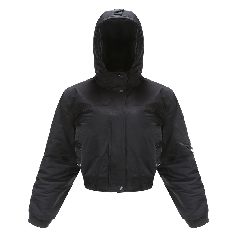 Damen modische kurz geschnittene Winterjacke EB