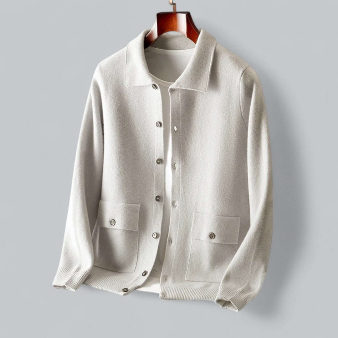 EB | Herren Mischung Cardigan Jacke