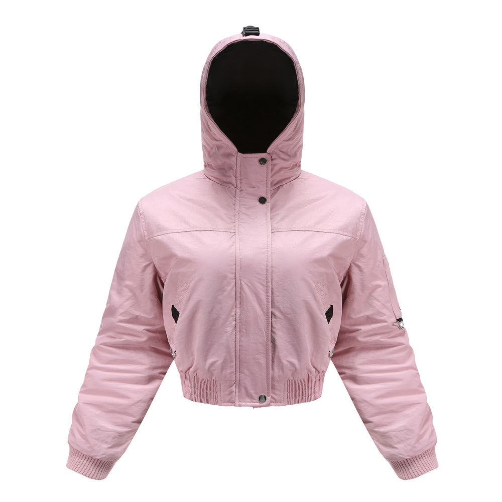 Damen modische kurz geschnittene Winterjacke EB