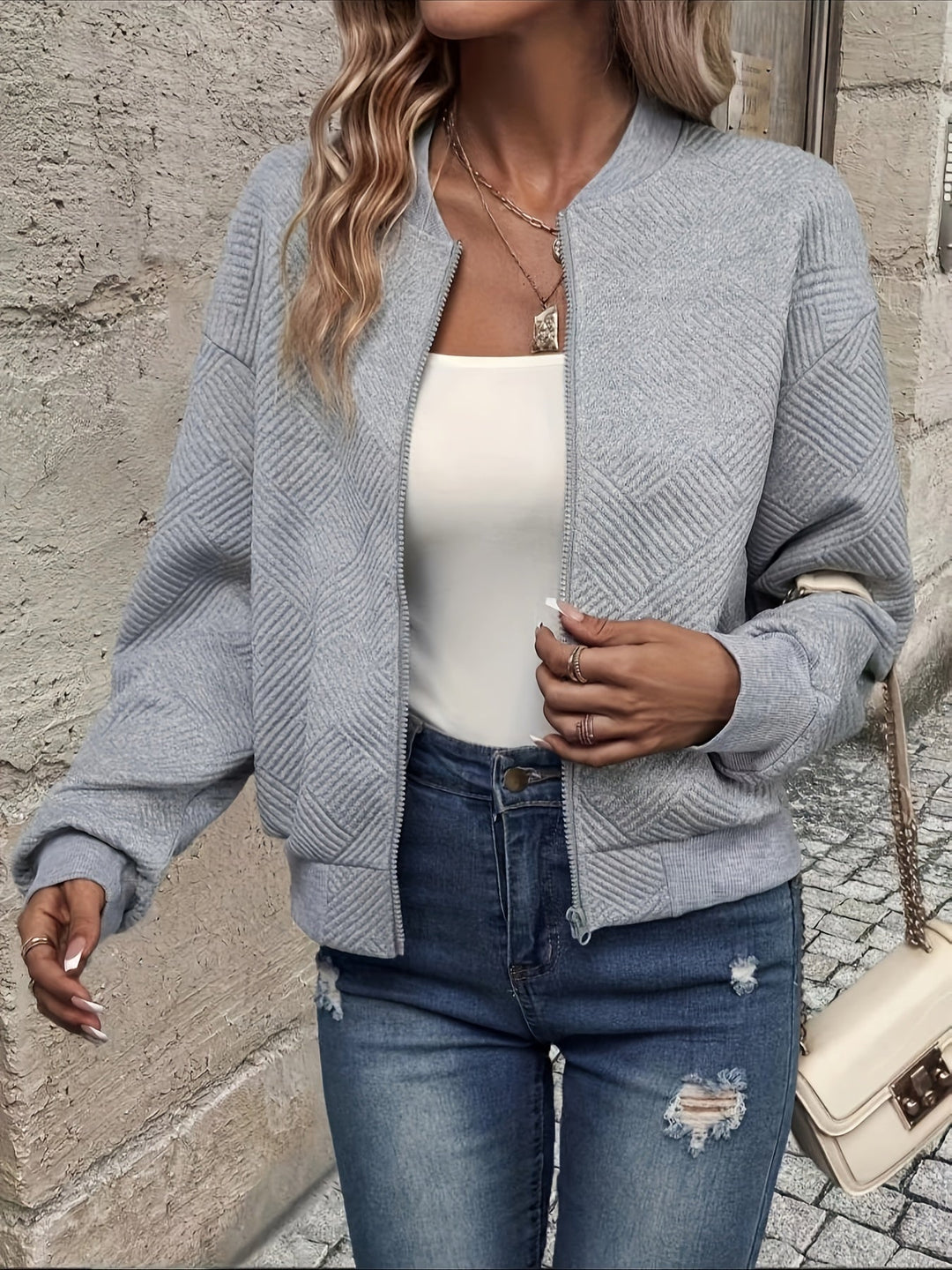 EB | Damen Zip-Up Jacke