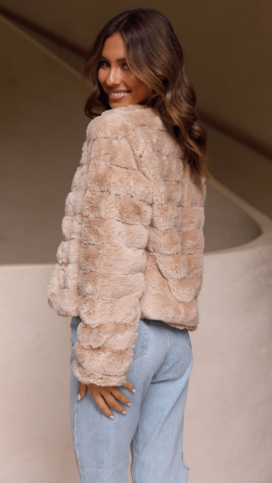 EB | Luxus Damen Crop Jacke