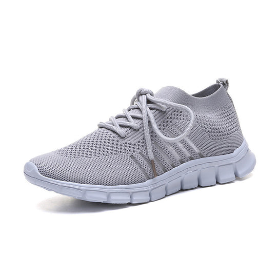 Damen atmungsaktiver Strick-Sneaker mit flexibler Segmentsohle und Komfortfußbett EB
