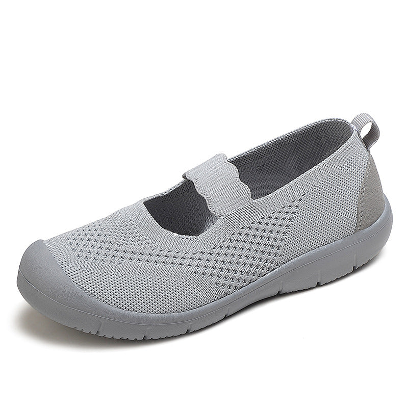 Damen Atmungsaktive Slip-On Freizeitschuhe mit flexiblem Design EB