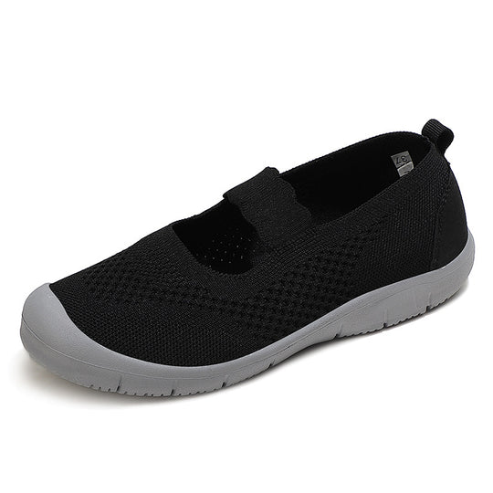 Damen Atmungsaktive Slip-On Freizeitschuhe mit flexiblem Design EB