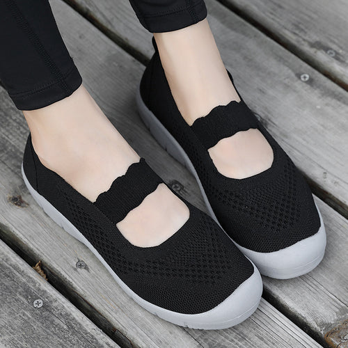 Damen elastische Badeschuhe mit rutschfester Sohle und atmungsaktivem Obermaterial EB