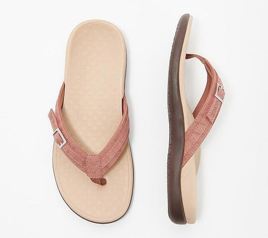 Damen Riemchen-Sandalen mit ergonomischem Fußbett und verstellbarem Riemen EB