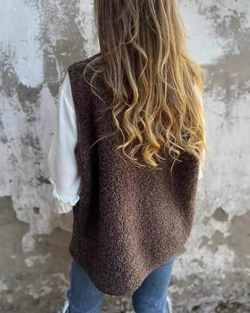 EB | Damen Winterweste Aus Weicher Wolle