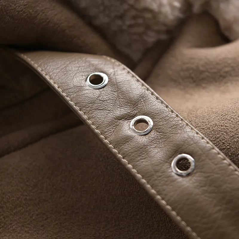 EB | Wildleder Winterjacke - Warm & Stilvoll