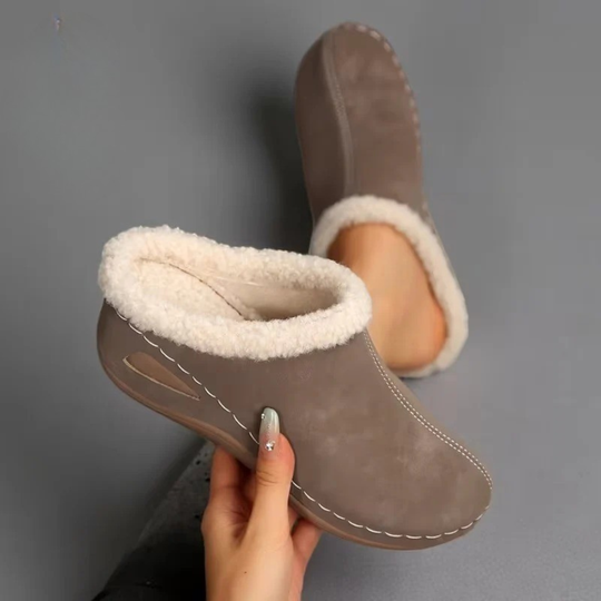 Damen-Mokassins mit Fleecefutter EB EB