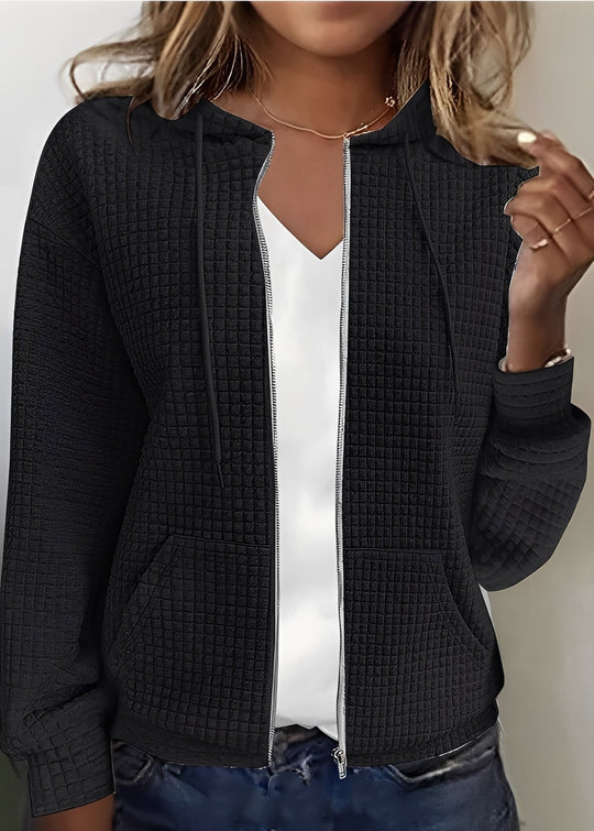 EB | Stylischer Cardigan mit Kapuze und Taschen für Frauen