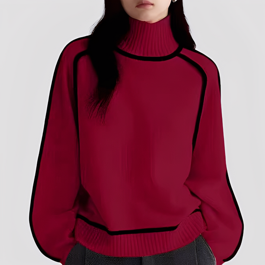 EB | Eleganter, Entspannter Damen-Rollkragenpullover