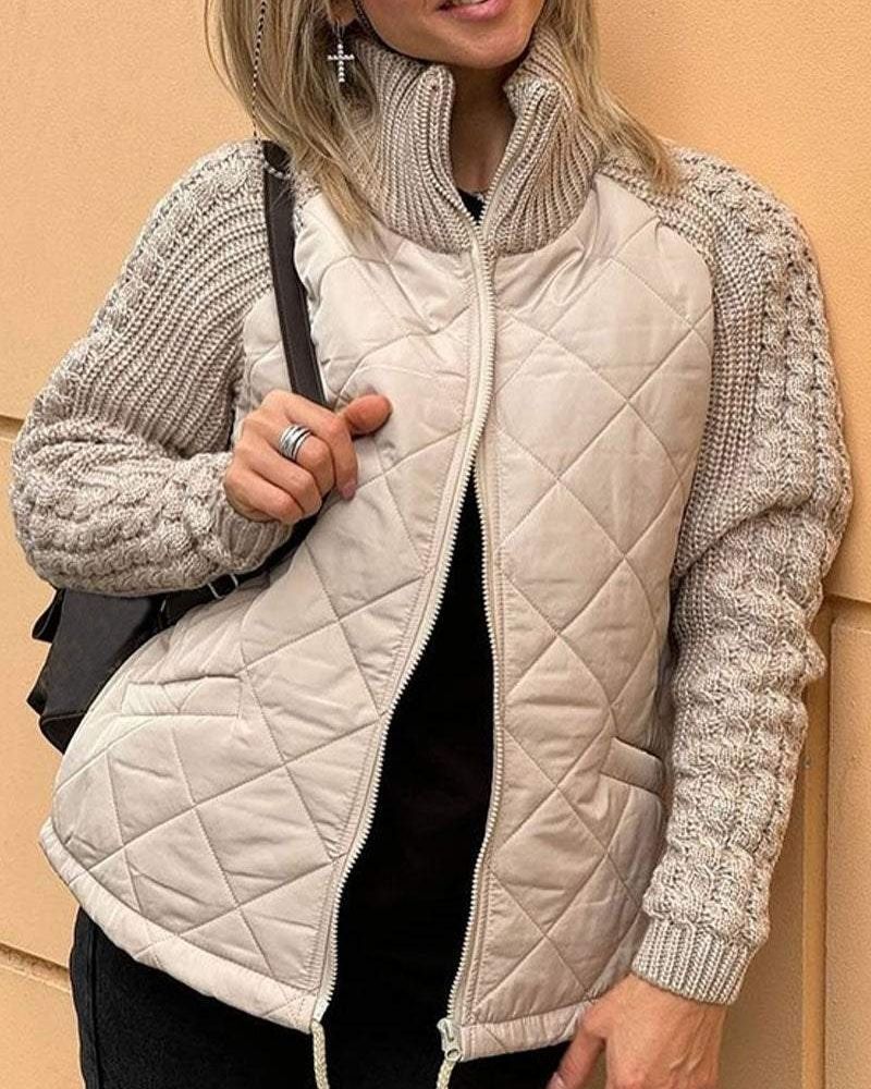 EB | Freizeit Strickjacke mit Reißverschluss