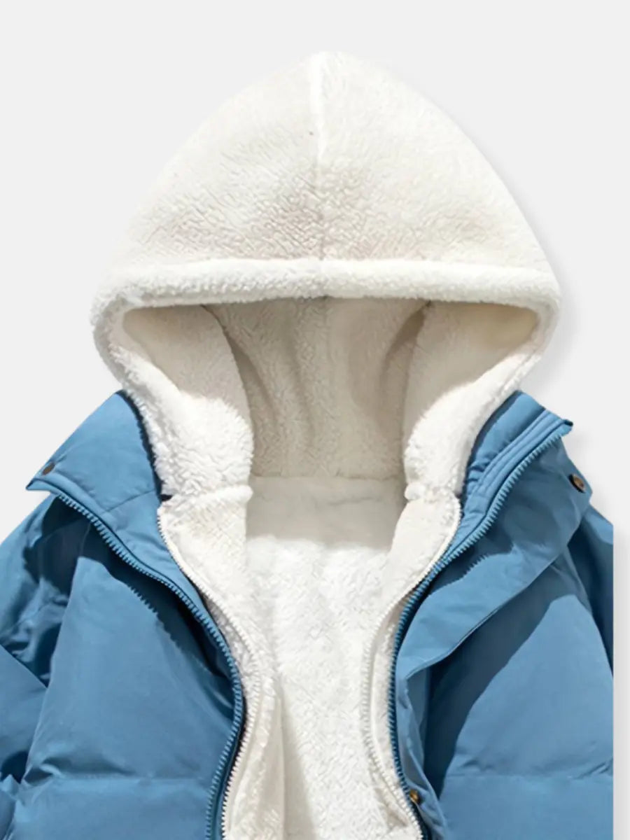 EB | Warme Reißverschluss Winterjacke Komfort und Stil für Kalte Tage
