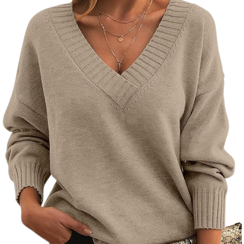 EB | Schicker V-Ausschnitt Pullover für Frauen