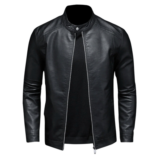 EB | Trendig Leder Bikerjacke für Männer