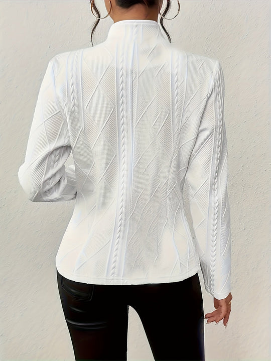 EB | Eleganter Blazer Texturiertes Design Moderne Silhouette