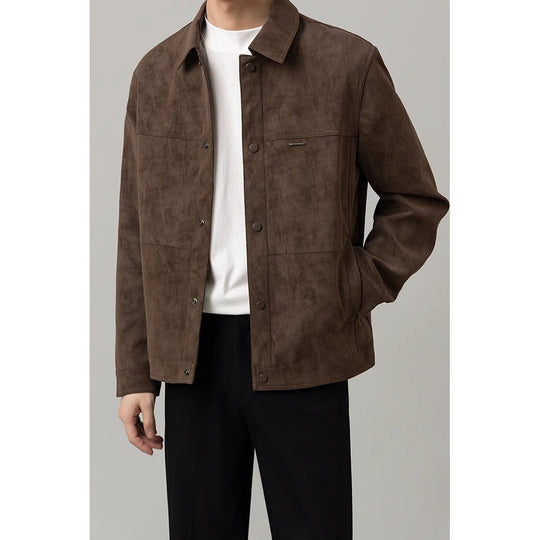 EB | Herren Button-Down Hemdjacke