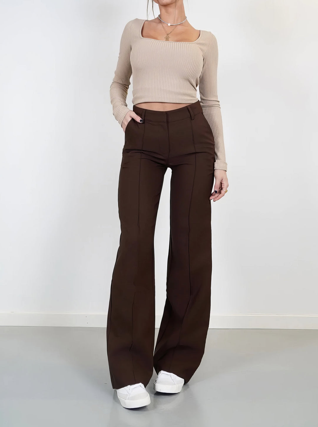 EB | Taille Damenhose mit Gerader Passform