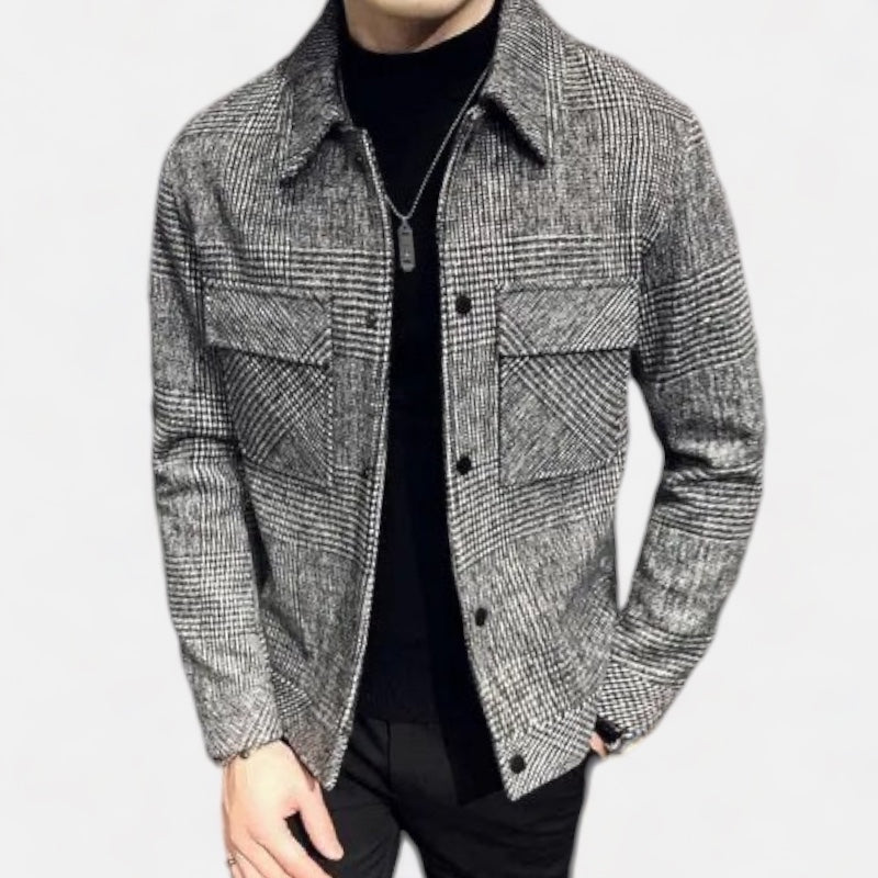 EB | Klassische Karierte Jacke für Alle Jahreszeiten