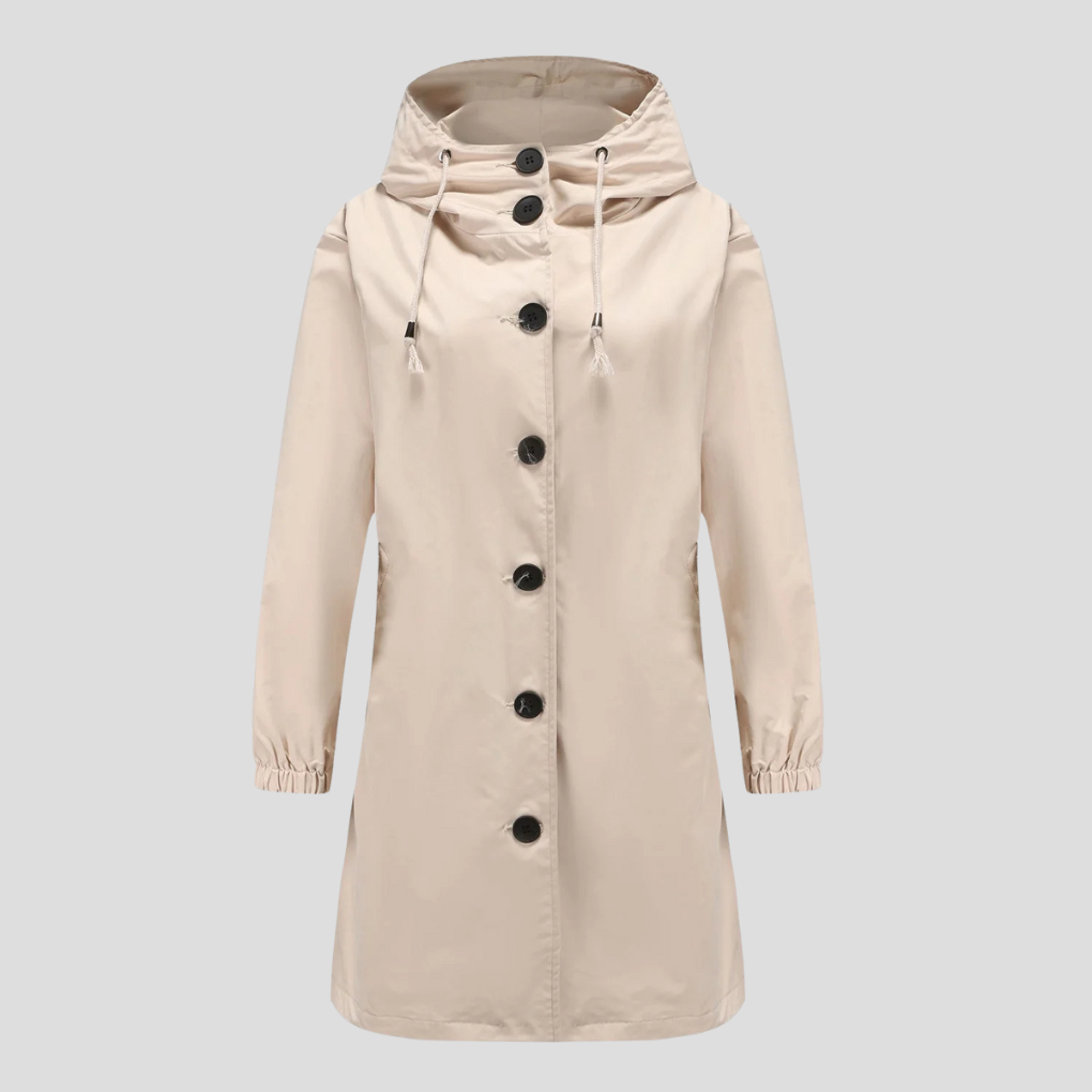EB | Wasserdichte Regenjacke mit Kapuze für Damen